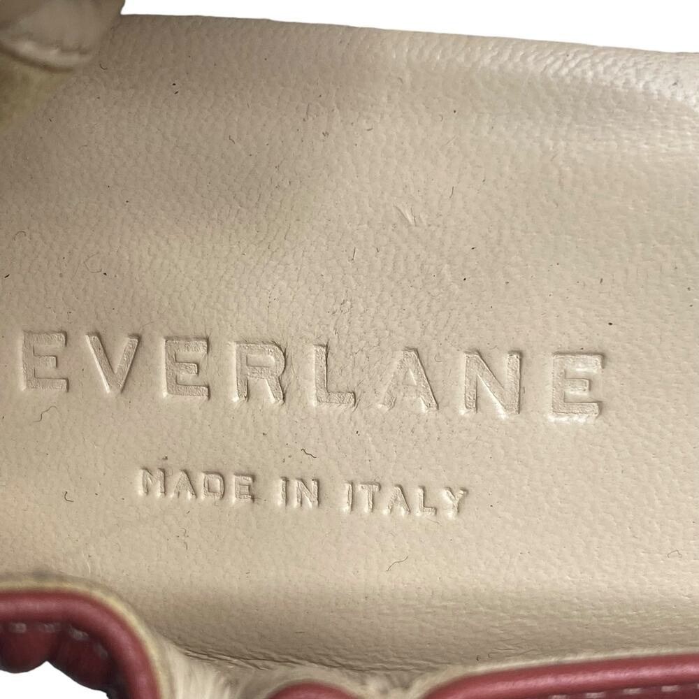 Everlane Women’s The Day Heel Coral Red Slip On Heel Size US 6.5 - Picture 10 of 12